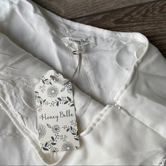 NWT Honey Belle  One Shoulder Romper - Picture 2 of 11